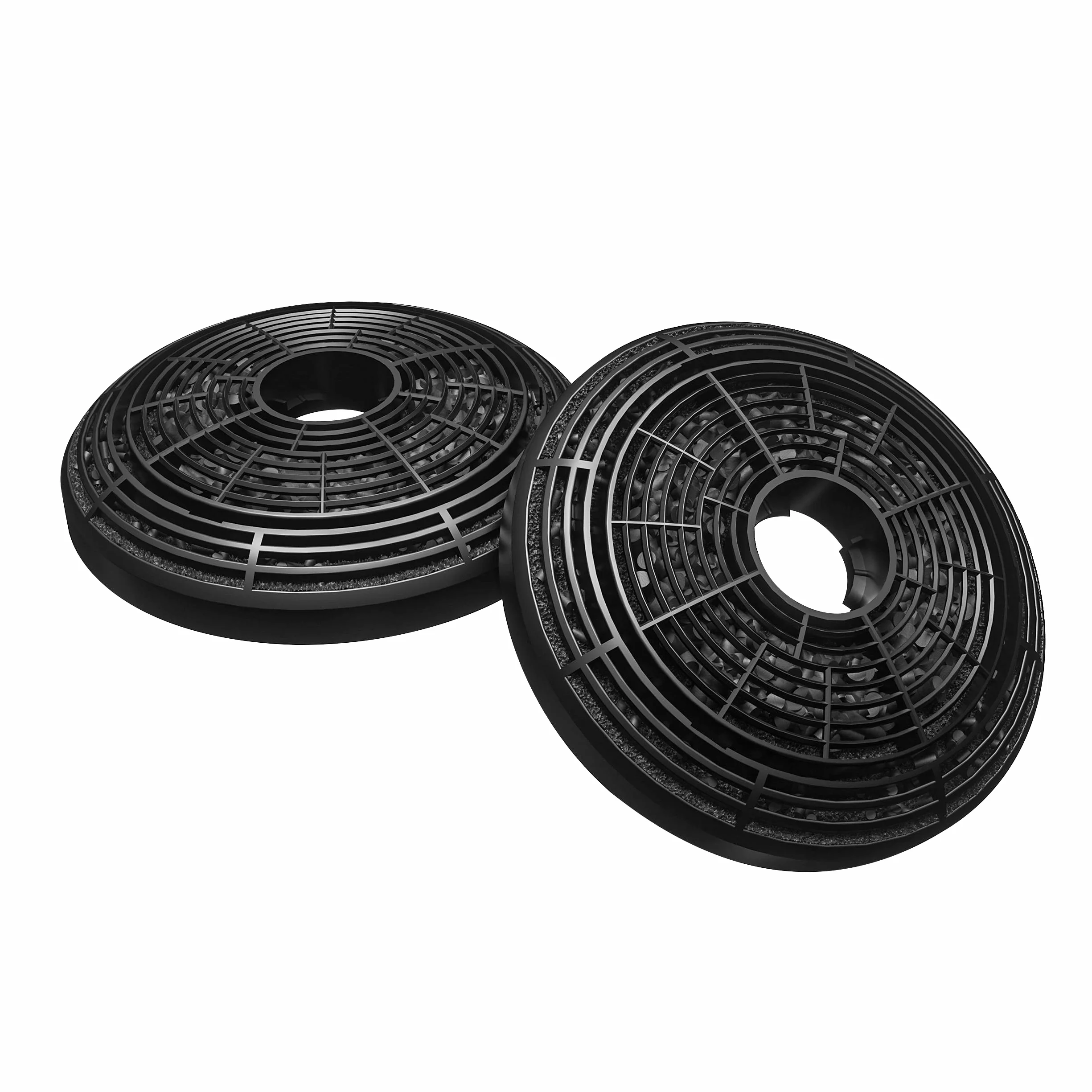 CIARRA CBCF002X2 Filtro Cappa Cucina, Filtro a Carbone Attivo Cappa Aspirante per Estrattori a Ventola (confezione da 2)