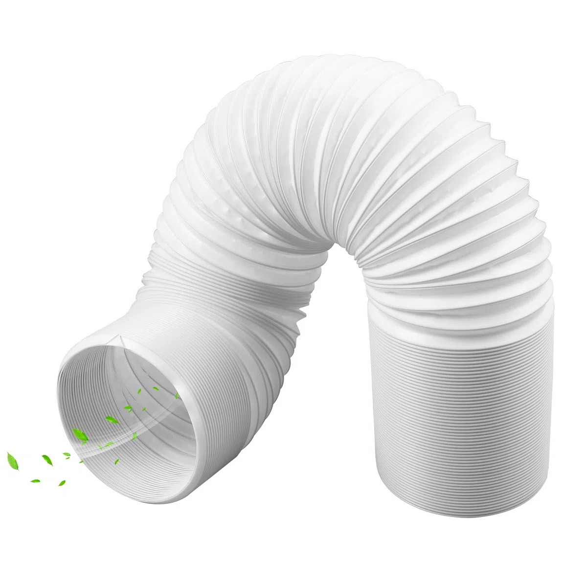 Tubo per condizionatori d'aria, 2 m Φ15 cm, tubo di scarico con filettatura in senso antiorario, per aria condizionata, cappa aspirante