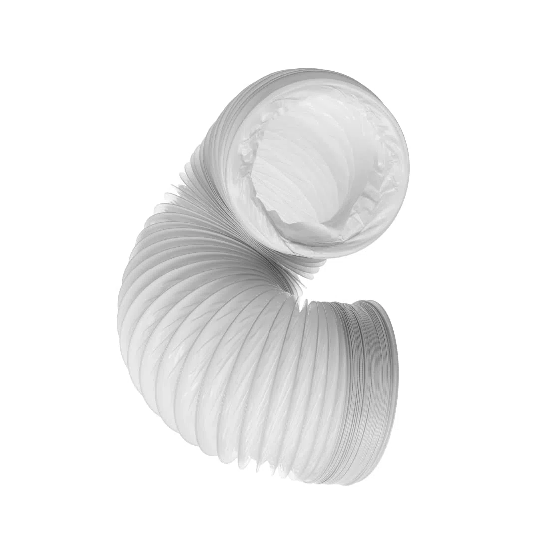 Ø 160mm Condotto d'aria Flessibile per Cappa da Cucina, Condizionatore d'aria, Aspiratore, Asciugatrice - Tubo di Scarico da 3m - Condotto di Ventilazione - PVC